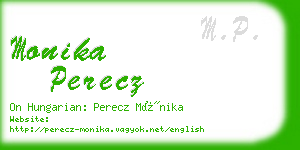 monika perecz business card